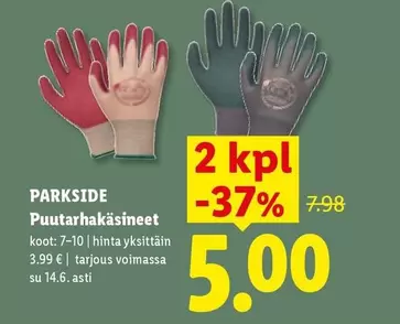 Puutarhakäsineet
