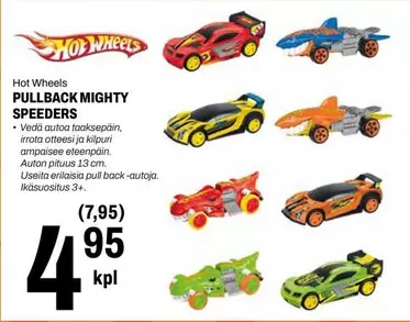 Hot Wheels - PULLBACK MIGHTY SPEEDERS