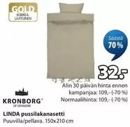 LINDA pussilakanasetti