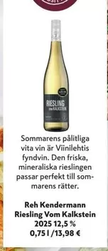 Riesling Vom Kalkstein 2025