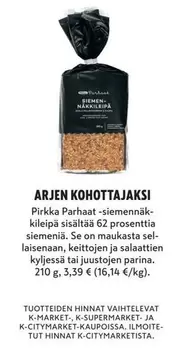 Pirkka Parhaat -siemenkileipä