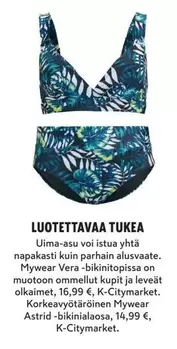Mywear Vera -bikinitoppi / Mywear Astrid -bikini aluosa