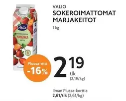 SOKERIOIMATTOMAT MARJAKEITOT