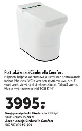 Polttokäymälä Cinderella Comfort 502387401