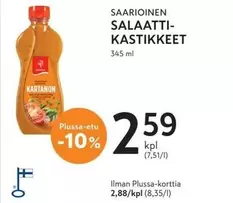 SAARIOINEN SALAATTI-KASTIKKEET