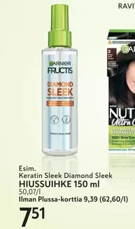 Keratin Sleek HIUSSUUIHKE 150 ml