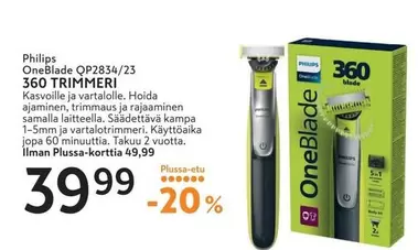 OneBlade QP2834/23 360 TRIMMER