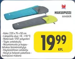 MAKUUPUSSI sovssäck