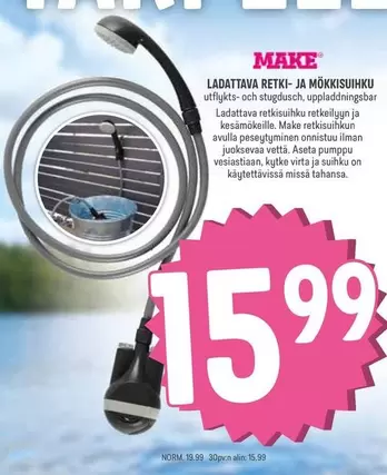 LADATTAVA RETKI- JA MÖKKISUIHKU