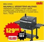 HIILIGRİLLİ, SÄÄDETTÄVÄ HIILITASO