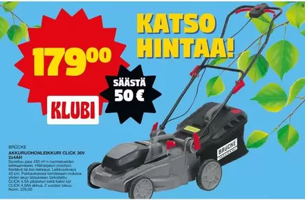 AKKUKIERROKSEEN KLICK 36V