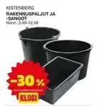 RAKENNUSPALJUT JA -SANGOT