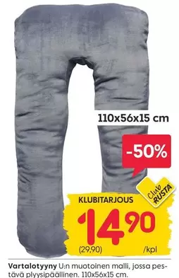 Vartalotyyny U:n muotoinen malli