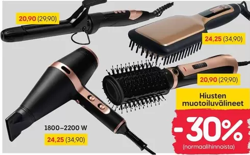 Hiusten muotoiluvälineet