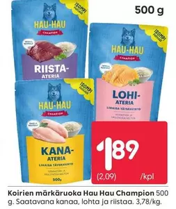 Koirien märkäruoka
