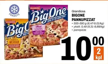 BIG ONE PANNUPIZZAT