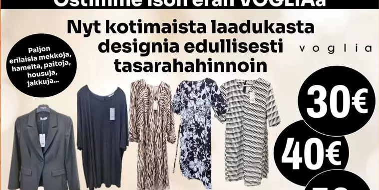 Laadukasta designia tasarahahinnoin