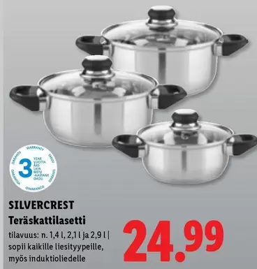 Teräskattilasettti