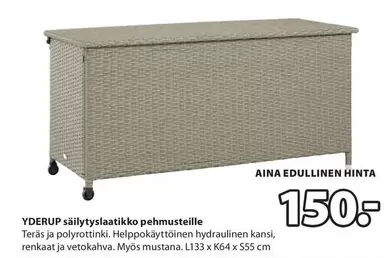YDERUP säilytyslaatikko pehmusteille