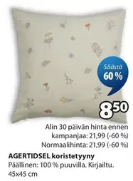 AGERTIDSEL koristetyyny