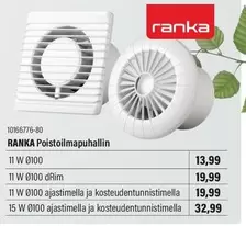 Poistoilmapuhallin 10166776-80