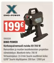 Korkeapainemaali-ruisku X9 700 W