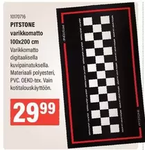PITSTONE varikkamatto 100x200 cm
