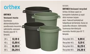 Vesisaavi recycled