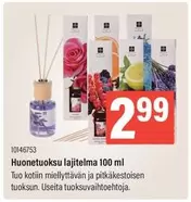 Huonetuoksu lajitelma 100 ml