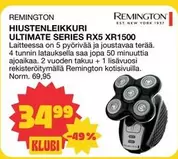 HIUSTENLEIKKURI ULTIMATE SERIES RX5 XR1500