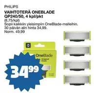 VAIHTOTERÄ ONEBLADE QP240/50, 4 kpl/pkt