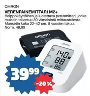 Omron - VERENPAINEMITTARI M2+