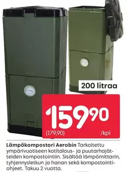 Lämpökompostori Aerobin