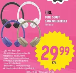 JBL - TUNE 530BT SANKAKUULOKEET hörlurar