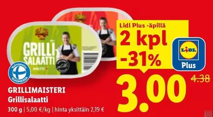 Grillimaisteri Grillisalaatti