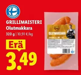 Grillimaisteri Olutmakkara