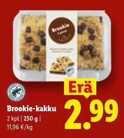 Brookie-kakku