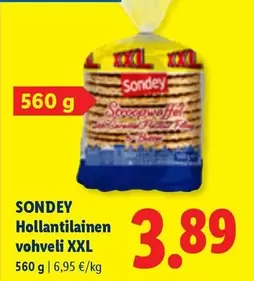 Hollantilainen vohveli XXL