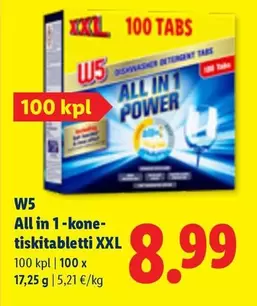 All in 1 -kone-tiskitabletti XXL