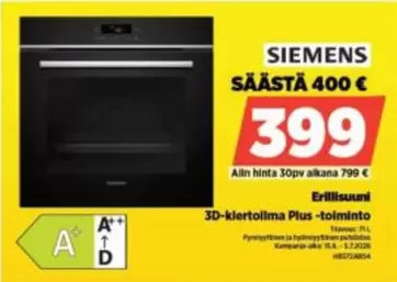 Siemens - Uuni