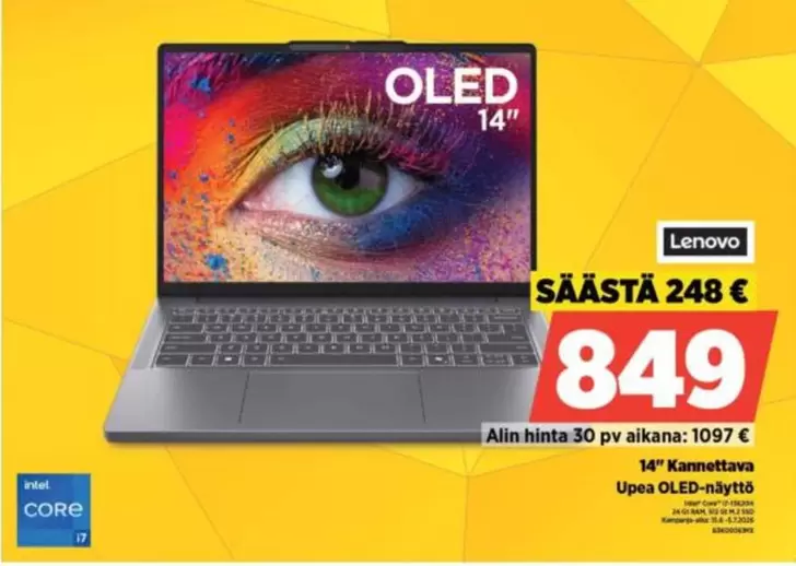 Intel - OLED 14" Kannettava
