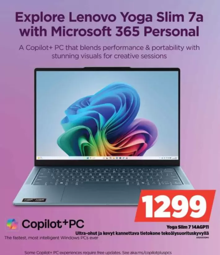 Lenovo Yoga Slim 7a with Microsoft 365 Personal