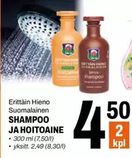 Shampoo JA HOITOAINEN
