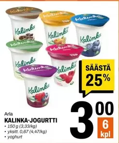 Arla - KALINKA-JOGURTTI