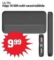 Edge 10 000 mAh varavirtalähde
