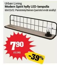 Spirit - Modern hylly LED-lampulla