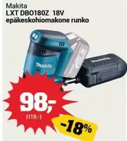 Makita - LXT DBO180Z 18V epakeskohio makone runko