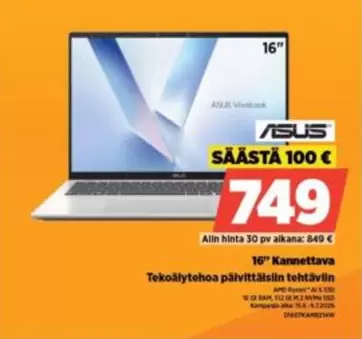 Asus - 16" Kannettava