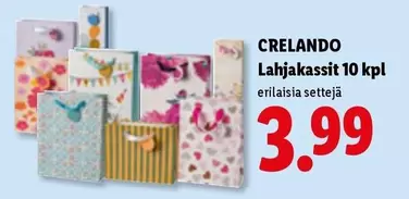 Lahjakassit 10 kpl