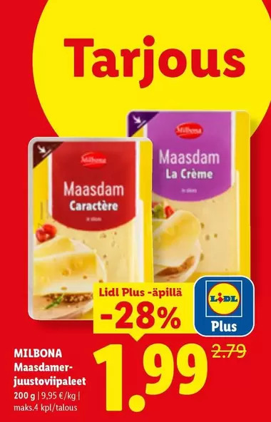 Maasdamer Caractère / La Crème